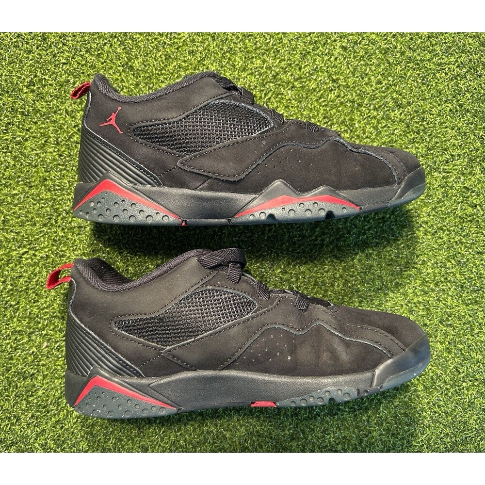 Nike Jordan MVP 92 Bred Shoes Sneakers GS Size 2Y Black Suede